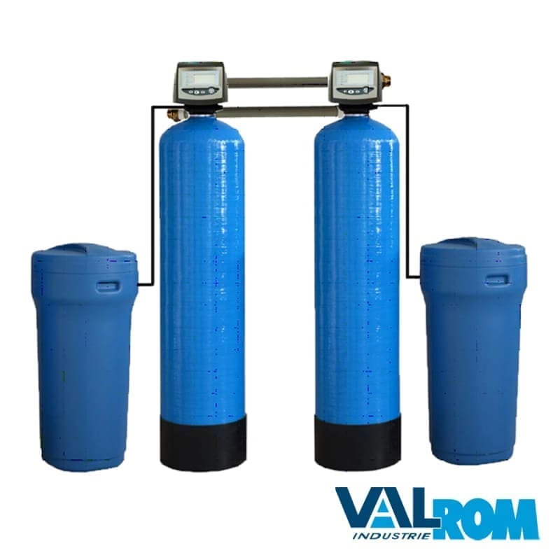 Statie tratare Valhoh mix 125 TWIN vana performa Q=4,2MC/H (cu by-pass), cod AQUA09010125042, imagine produs 1 [1]