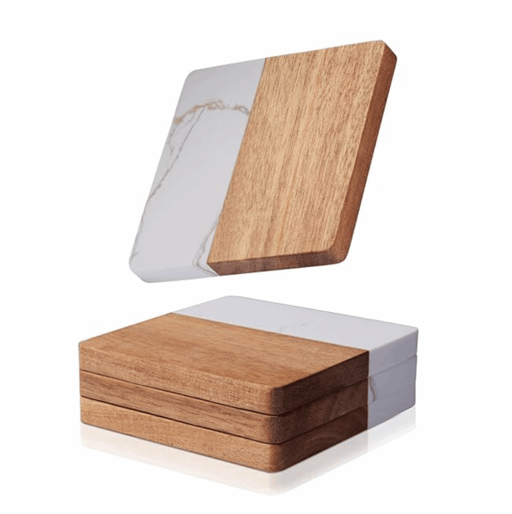Suport pahare SanDonna 891W Alb, patrat, 10 x 10 cm, cod 6427365018763 [5]