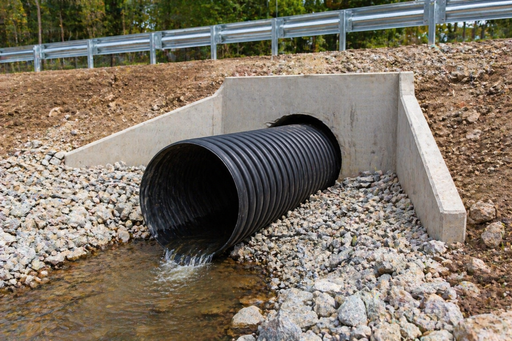 Teava corugata SN4 315 pentru canalizare si constructii PVC BUCATA DE 3 METRI [9]