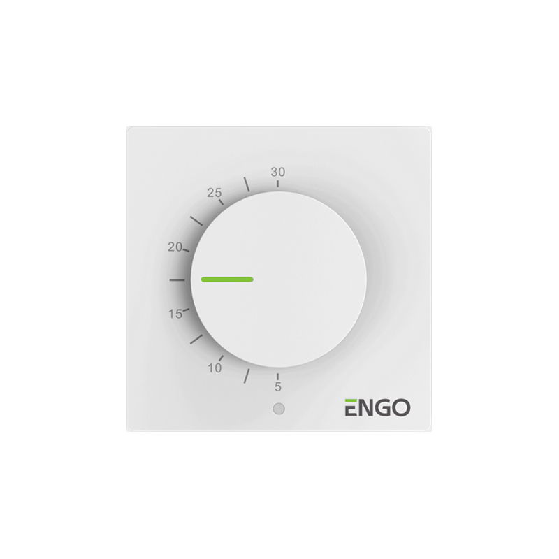 TERMOSTAT DE AMBIENT CU FIR ENGO ESIMPLE-230W ALB [1]