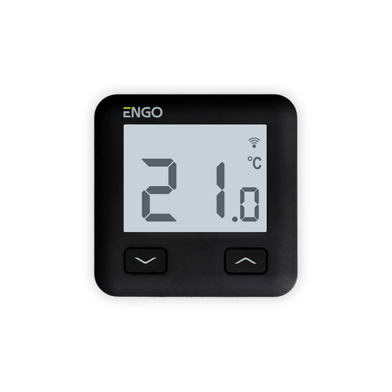 TERMOSTAT DE AMBIENT CU FIR CU CONTROL PRIN INTERNET ENGO E10-B NEGRU [1]