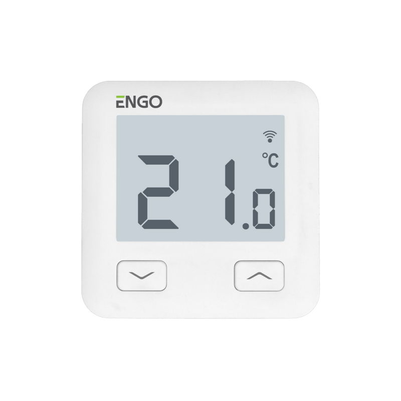 TERMOSTAT DE AMBIENT CU FIR CU CONTROL PRIN INTERNET ENGO E10-W ALB [1]