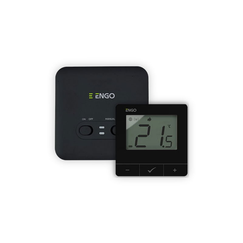 TERMOSTAT DE AMBIENT FARA FIR CU CONTROL PRIN INTERNET ENGO E20i-B NEGRU [1]