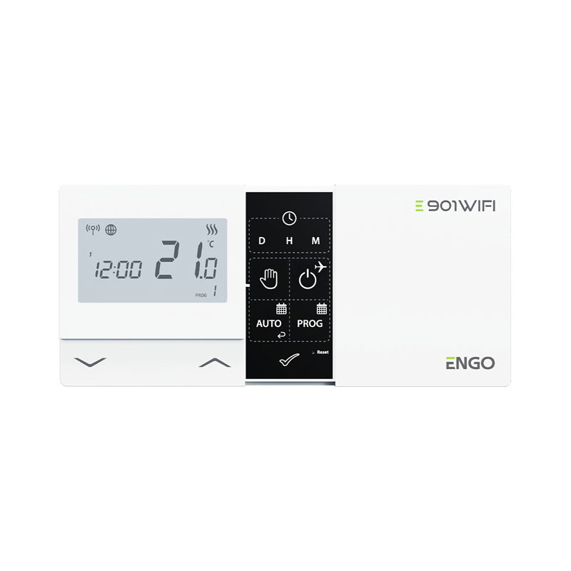 TERMOSTAT DE AMBIENT FARA FIR CU CONTROL PRIN INTERNET ENGO E901WIFI ALB [2]