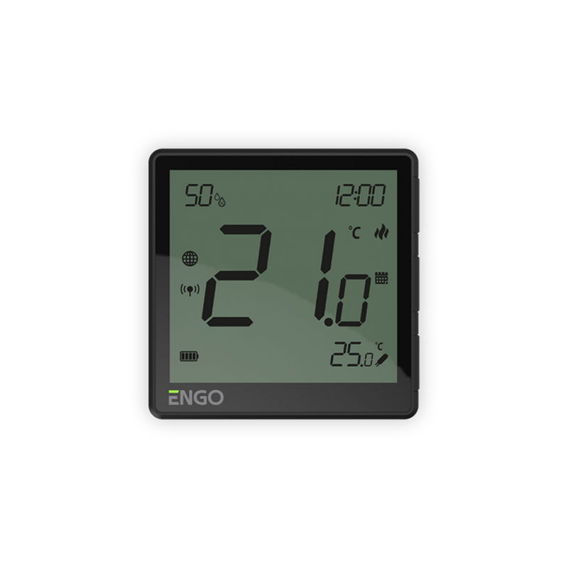 TERMOSTAT DE AMBIENT FARA FIR CU CONTROL PRIN ZIGBEE ENGO EONE-BATB NEGRU [1]