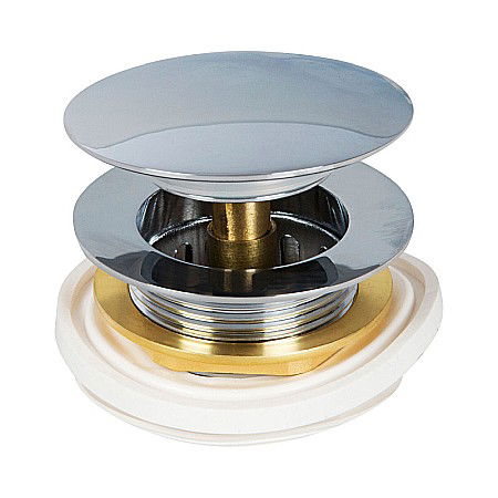 Accesorii chiuvete si lavoare - CR VENTIL 11/2 ALAMA CLICK CLACK PENTRU CAZI SI CADITE BAIE 5081P