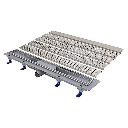 RIGOLA DUS LIV 750MM GRILA INOX VIBE RAMA INOX 674758 [1]