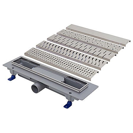 RIGOLA DUS LIV 350MM GRILA INOX VIBE RAMA INOX 674740 [1]