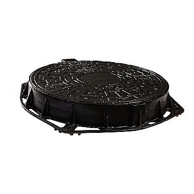 Capac + rama fonta rotund 805x97 clasa d400 cu inchizator [1]