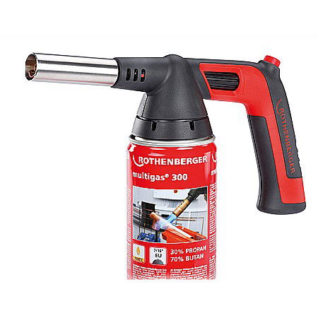Butelii gaz - LAMPA GAZ ROFLAME 4 PIEZO CU BUTELIE MULTIGAS300 1000002360 ROTHENBERGER