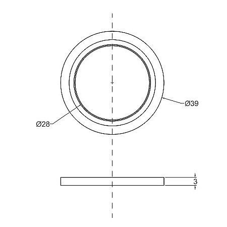 GARNITURA 11/4 BI-POWER GRI/VERDE PENTRU SIFON 180022 BONOMINI [1]