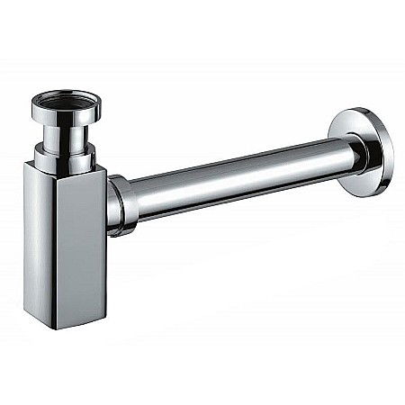 Accesorii chiuvete si lavoare - SIFON CROMAT 11/4 QUADRO SICURACQUA