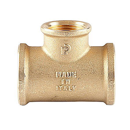 Coturi, teuri, mufe, prelungitoare fitinguri alama - TEU REDUS 1-1/2-1 ALAMA 1500037