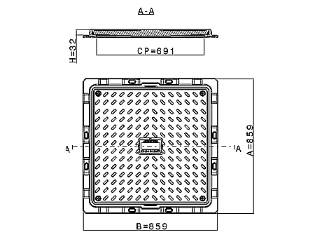 Capac compozit 85x85 clasa a15 [4]