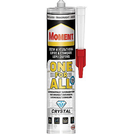 Silicon Banda adeziva - SILICON MOMENT ONE FOR ALL 290GR TRANSPARENT ADEZIV MONTAJ HRO175/1957043