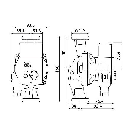POMPA CIRCULATIE WILO ATMOS PICO 25/1-6 180 4232694 [2]