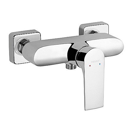 Obiecte Sanitare - BATERIE PERETE DUS FARA ACCESORII SQUARE BAQ7 FERRO