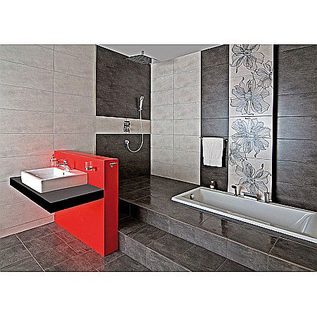 PARA DUS FERRO S110 MOBILA CU FUNCTIE PLOAIE QUADRO CROM [2]