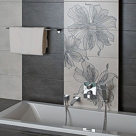 PARA DUS FERRO S110 MOBILA CU FUNCTIE PLOAIE QUADRO CROM [3]