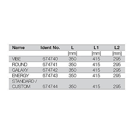 RIGOLA DUS LIV 350MM GRILA INOX GALAXY RAMA INOX 674742 [1]