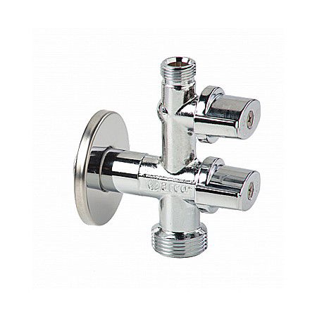 Accesorii baterii - ROBINET DUBLU COLTAR 1/2X3/8X10X3/4 ANTICALCAR VITAQ COMB1MAC ARCO