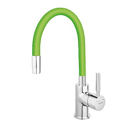 Baterii bucatarie - BATERIE BUCATARIE FERRO BZA4G STATIVA CU PIPA FLEXIBILA ZUMBA VERDE