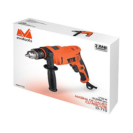 MASINA DE GAURIT CU PERCUTIE 710W 677744 EVOTOOLS [1]