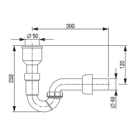 SIFON PISOAR ORIZONTAL 59196030 [1]