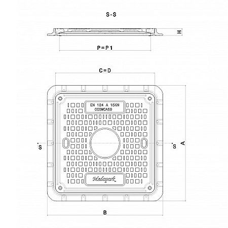 Capac compozit 59x59 clasa a15 [3]