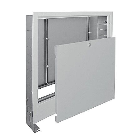 Cutie distribuitor incalzire in pardoseala - CUTIE DISTRIBUITOR INGROPAT FERRO SZP-2 ADANCIME SI INALTIME REGLABILE LI=565 H=575/665 A=110/175 ALB