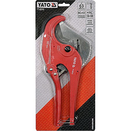CLESTE PT TEVI PVC 63MM YT-22312 [2]