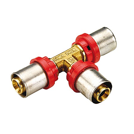 Fitinguri: PPSU, Pex, Pexal, Multistrat - TEU 16-16-16 PEXAL PRESS TIEMME 1650002