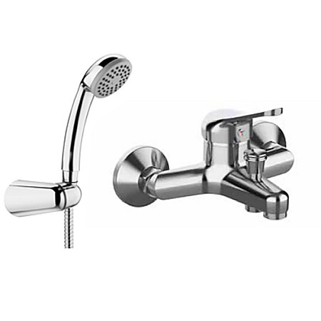 Obiecte Sanitare - BATERIE MONOCOMANDA CADA DUS COMPLETA TIEMME G03 GAMMA CROM