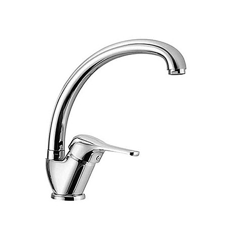 Obiecte Sanitare - BATERIE MONOCOMANDA SPALATOR TIEMME K02 GAMMA PIPA TIP LEBADA MANETA LATERALA CROM