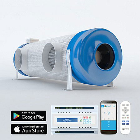 Climatizare - RECUPERATOR CALDURA PRANA 340S