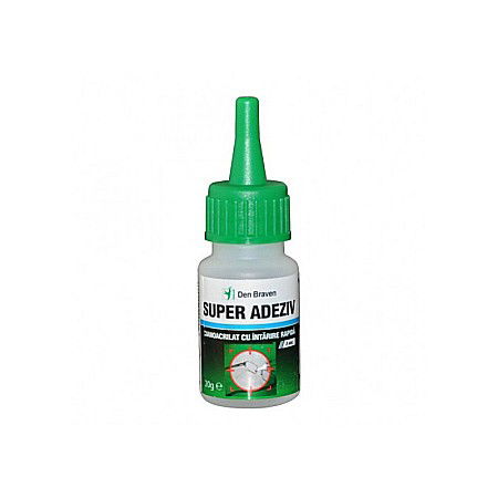 Silicon Banda adeziva - SUPER GLUE 20 GR DEN BRAVEN 3740005