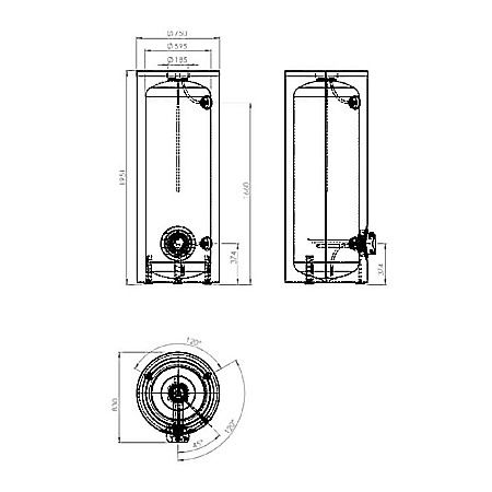 BOILER ELECTRIC ARISTON ARI TI STI 500 EU2 3070547 [1]