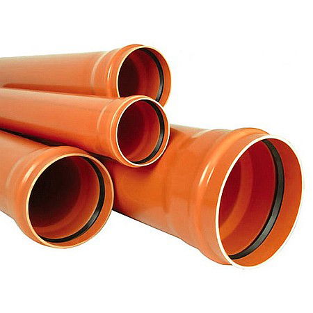 Tevi PVC canalizare exterioara - TUB PVC 315-3000 SN2 PORTOCALIU KOMPACTKIT