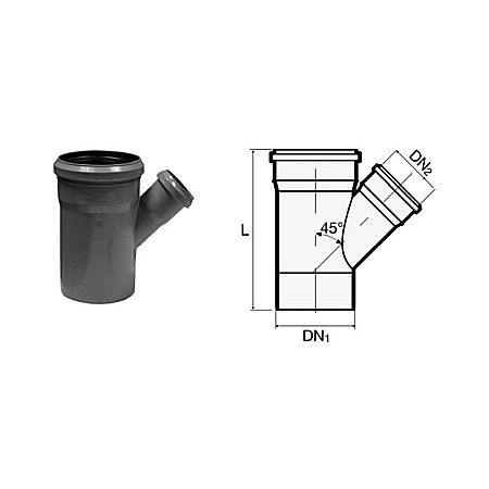 Canalizare interioara si exterioara - Ramificatie pp 40-32-45 Easykit