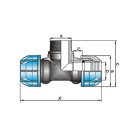 TEU PE 50-11/2-50 FE WATERKIT [1]