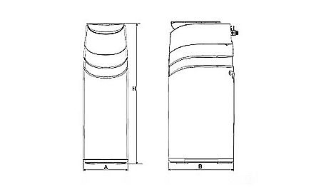 Statie dedurizare apa Soft 12,5 CAB Lotus Q=1,0 mc/h cu by-bass AQUA09110012010 Aquapur Valhoh Valrom [7]