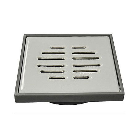 Canalizare interioara si exterioara - Gratar inox 140-140 pentru sifon pardoseala Valrom