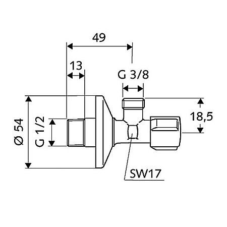 ROBINET COLT 1/2-3/8 052120699 SCHELL [1]