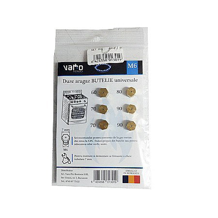 Hidro - SET DUZE ARAGAZ BUTELIE M6 UNIVERSALE 6BUC/SET