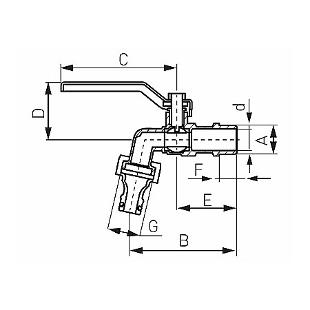 FERRO ROBINET GRADINA 3/4 DUBLU SERVICI KCN2 F-POWER [1]