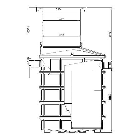 Separator grasimi subteran ng2 2l/s 780l carosabil vertical 48920000200 Aquaclean Valrom [1]