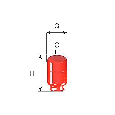 Vase expansiune - VAS DE EXPANSIUNE CIMM ERE CE 150L CM820150