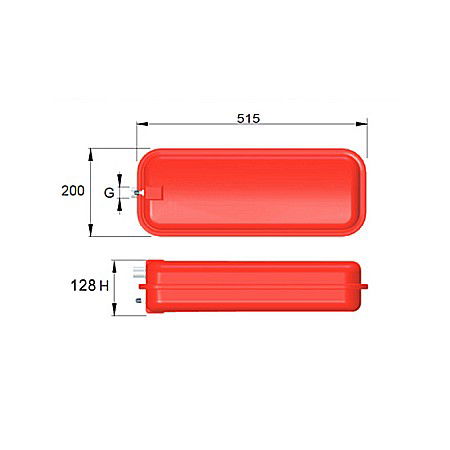 VAS DE EXPANSIUNE CIMM RP200 10L PLAT DREPTUNGHIULAR CM9110 [2]
