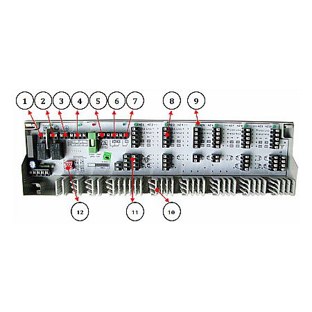 UNITATE CONTROL 6 ZONE INCALZIRE IN PARDOSEALA COMANDA O POMPA SI O CENTRALA TERMICA 220V PEXKIT VALROM [1]
