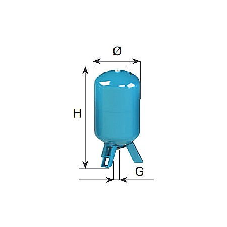 Vase expansiune - REZERVOR HIDROFOR CIMM AFE CE 50L CM620050 MEMBRANA INTERSCHIMBABILA